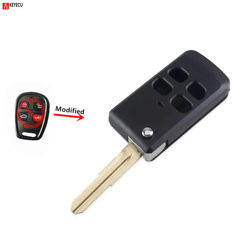 Keyecu 4 Button Modified Flip Remote Key Shell Car Key Case Fob For Kia Spectra Sorento Amanti 2003 2004 2005 2006 years
Keyecu 4 Button Modified Flip Remote Key Shell Car Key Case Fob For Kia Spectra Sorento Amanti 2003 2004 2005 2006 years