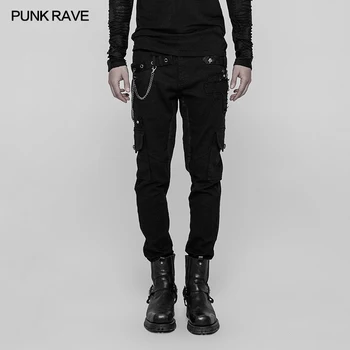 PUNK RAVE Men Heavy Punk Metal Long Trousers Fashion Men Hip Hop Streetwear Casual Black Pencil Pants
PUNK RAVE Men Heavy Punk Metal Long Trousers Fashion Men Hip Hop Streetwear Casual Black Pencil Pants
