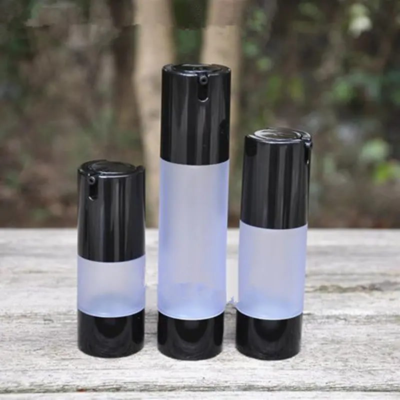 15ml 30ml 50ml High-grade black Airless Bottles Vacuum Frosted Lotion Refillable Container Makeup Tools F20171105
15ml 30ml 50ml High-grade black Airless Bottles Vacuum Frosted Lotion Refillable Container Makeup Tools F20171105