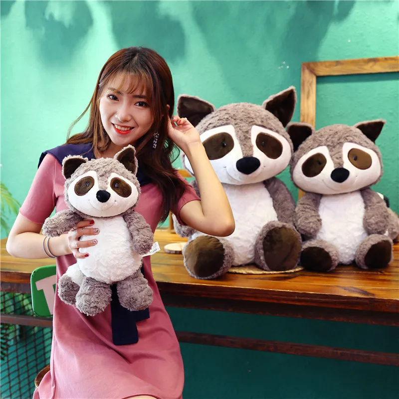 40cm Kawaii Raccoon Plush Toys Lovely Racoon Cute Soft Stuffed Animals Doll Pillow For Girls Children Kids Baby Birthday Gift
40cm Kawaii Raccoon Plush Toys Lovely Racoon Cute Soft Stuffed Animals Doll Pillow For Girls Children Kids Baby Birthday Gift