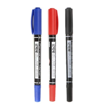 1pc Dual-side Marker pen permanent markers for CD fabric paper wood Office material School supplies Marker
1pc Dual-side Marker pen permanent markers for CD fabric paper wood Office material School supplies Marker