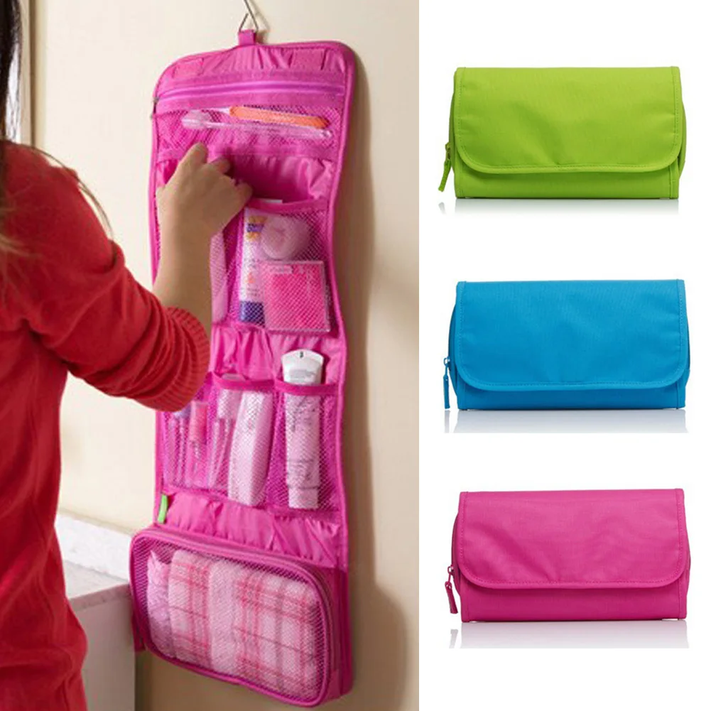 Portable Travel Storage Bag Multifunctional Folding Wall Mounted Hanging Cosmetic Bag Pouch Makeup Organizer
Portable Travel Storage Bag Multifunctional Folding Wall Mounted Hanging Cosmetic Bag Pouch Makeup Organizer