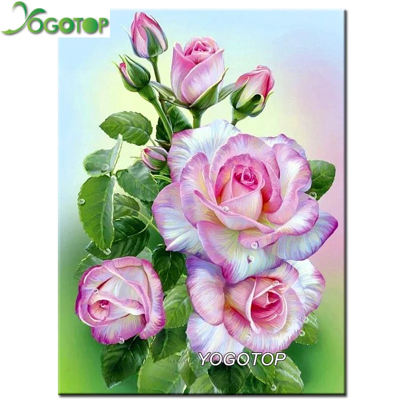 YOGOTOP Diamond Embroidery Floewrs Pink roses Diy Diamond Painting Cross Stitch Full Rhinestones Mosaic Home Decorative ZB156
YOGOTOP Diamond Embroidery Floewrs Pink roses Diy Diamond Painting Cross Stitch Full Rhinestones Mosaic Home Decorative ZB156
