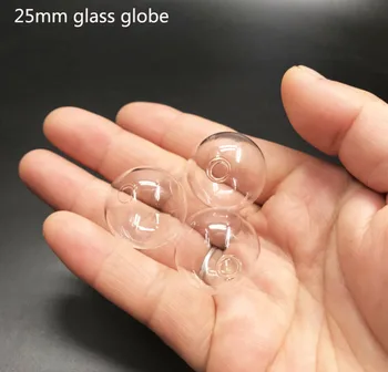 25mm Mini Glass Miniature Wish Bottle Globe Bubble Vial Cabochons Necklace Pendants Single Hole Orb Clear Accessories 200pcs
25mm Mini Glass Miniature Wish Bottle Globe Bubble Vial Cabochons Necklace Pendants Single Hole Orb Clear Accessories 200pcs