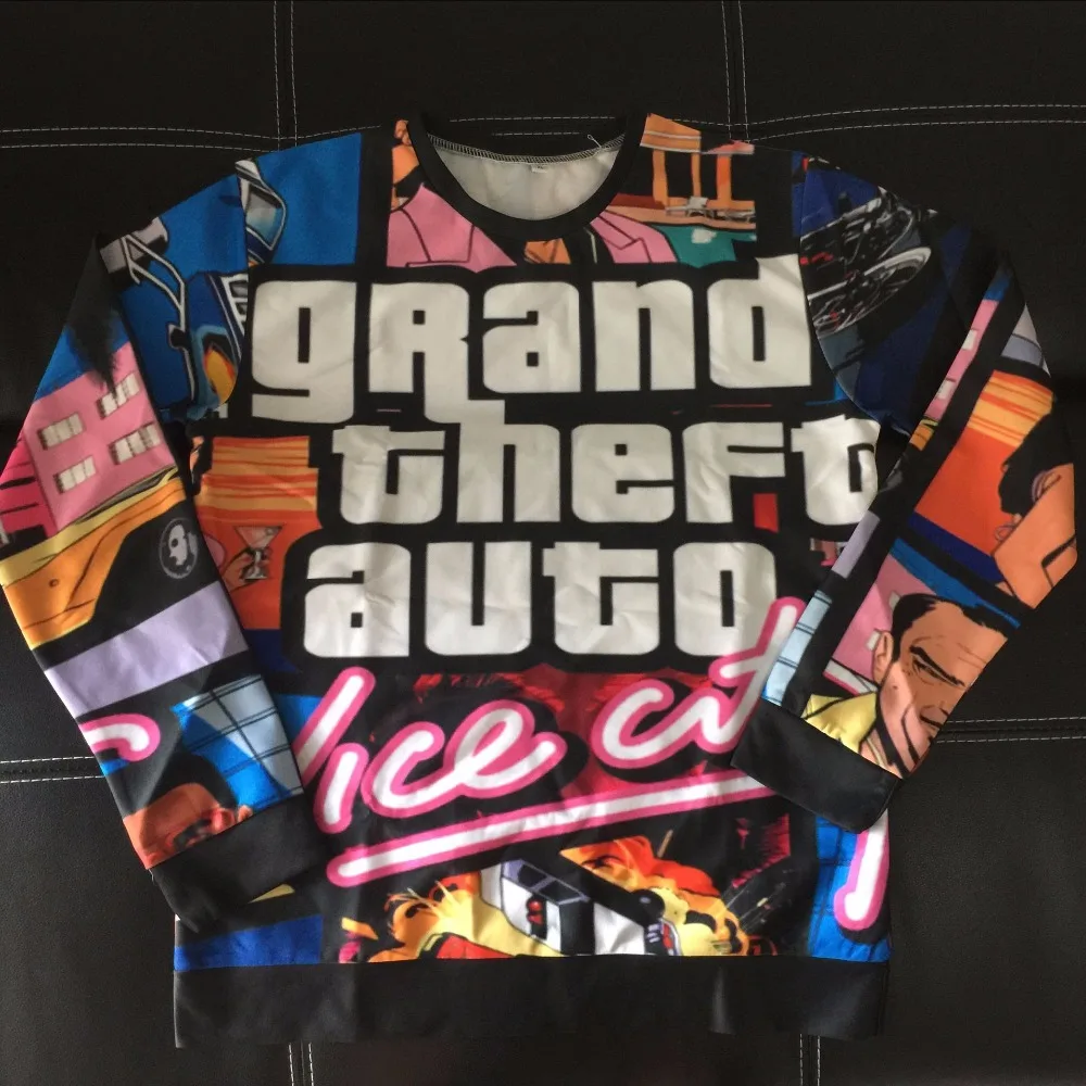 Fashion cool hoodie men/women Game gta vice city 3D print hoodies sweatshirt Long sleeved Pullover Harajuku streetwear tops
Fashion cool hoodie men/women Game gta vice city 3D print hoodies sweatshirt Long sleeved Pullover Harajuku streetwear tops