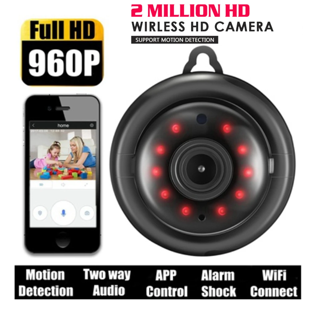 Giantree 720P Full HD 38DB система наблюдения с микрофоном камера WIFI IP регистратор Детский