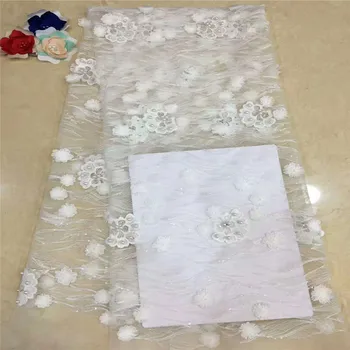 High quality White African lace fabric sequins french tulle lace fabric 2018 latest arrival hot sale 5 yards for dress H1214
High quality White African lace fabric sequins french tulle lace fabric 2018 latest arrival hot sale 5 yards for dress H1214