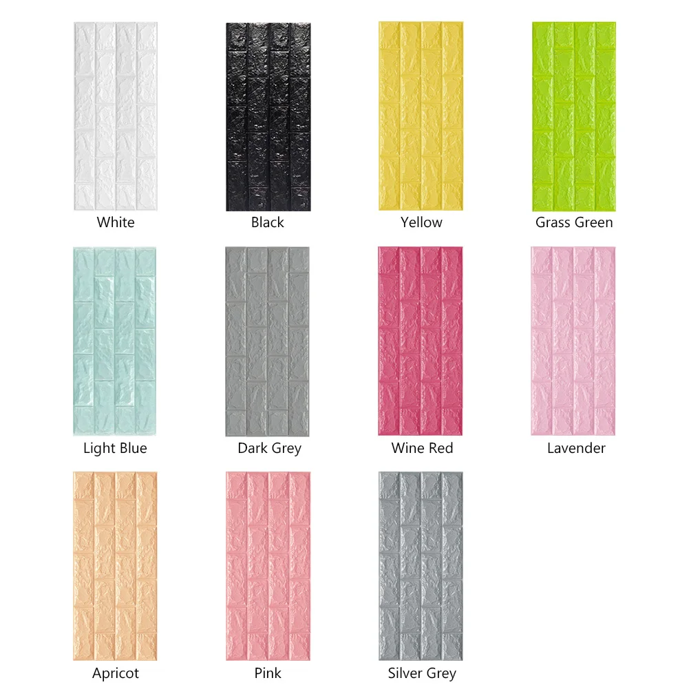 3D Brick PE Foam Wallpaper Panels Room Decal Stone Decoration Embossed collision foam soft children's room TV background wall
3D Brick PE Foam Wallpaper Panels Room Decal Stone Decoration Embossed collision foam soft children's room TV background wall