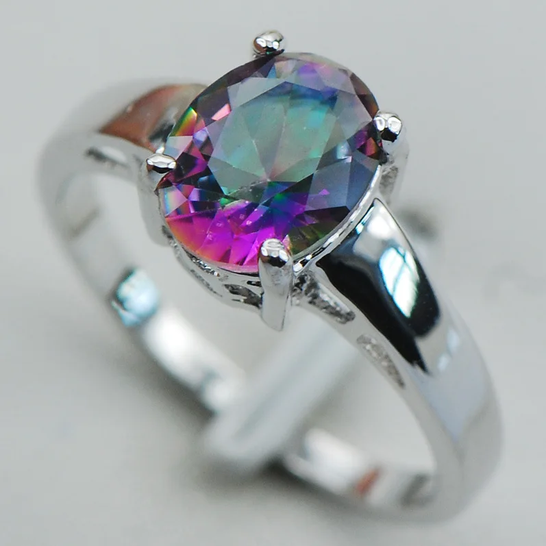 Rose Rainbow Crystal Zircon 925 Sterling Silver Wedding Party Attractive Design Ring Size 5 6 7 8 9 10 11 12 PR14
Rose Rainbow Crystal Zircon 925 Sterling Silver Wedding Party Attractive Design Ring Size 5 6 7 8 9 10 11 12 PR14