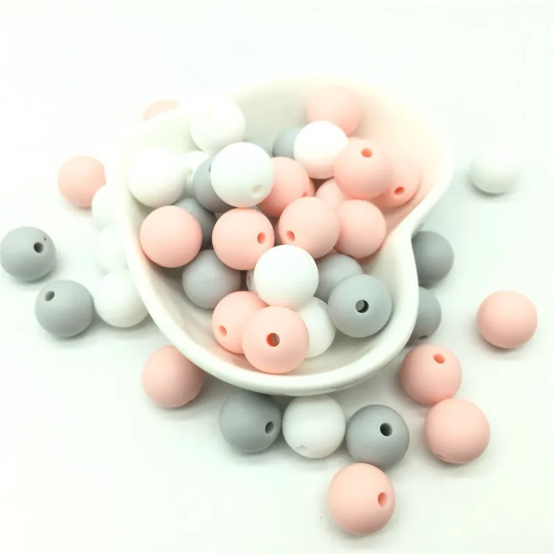 40 PCS Candy Pink Silicone Beads Round 12MM Baby Teething Pendant Toys Chew Beads Pacifier Clips Teething Toys BPA free Silicone
40 PCS Candy Pink Silicone Beads Round 12MM Baby Teething Pendant Toys Chew Beads Pacifier Clips Teething Toys BPA free Silicone