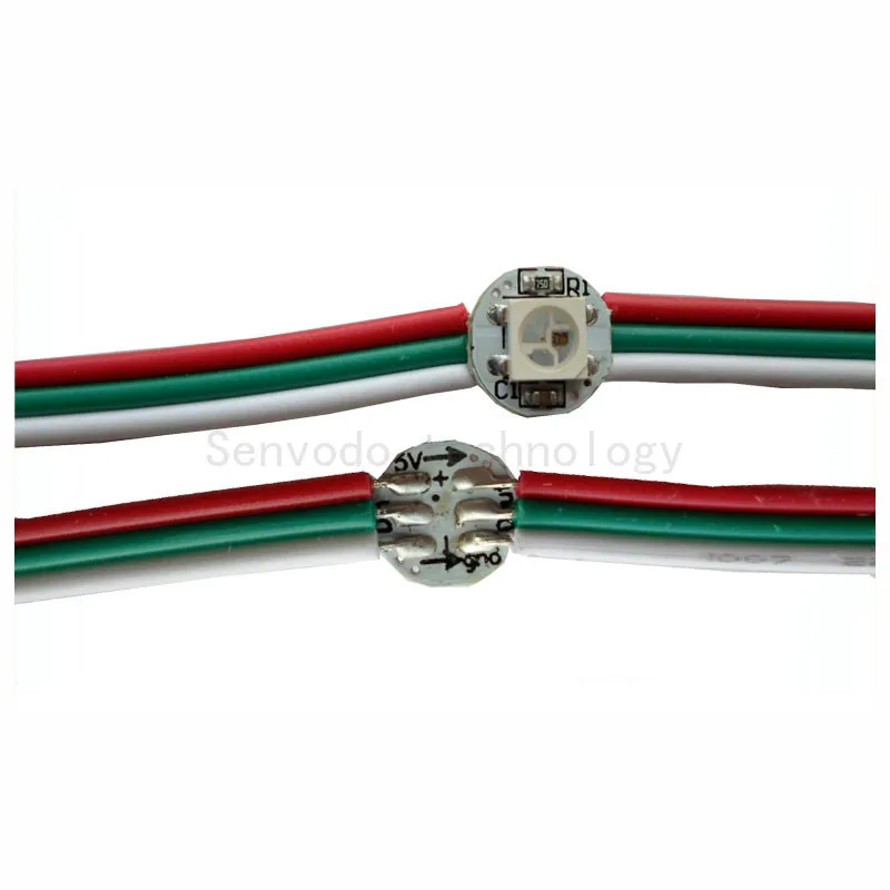 100 ~ 1000X адресуемый APA104 5050SMD RGB полноцветный цифровой светодиодный чип с 10 мм