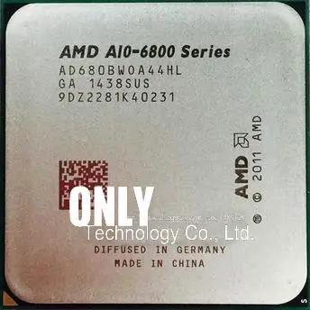 AMD A10-Series A10-6800B A10 6800 4.1GHz Quad-Core CPU Processor AD680BWOA44HL Socket FM2
AMD A10-Series A10-6800B A10 6800 4.1GHz Quad-Core CPU Processor AD680BWOA44HL Socket FM2