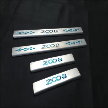 For 2014 2015 Peugeot 2008 Stainless Steel Scuff Plate Door Sill Welcome Pedal Protector Trim Car-Styling Accessories 4pcs/set
For 2014 2015 Peugeot 2008 Stainless Steel Scuff Plate Door Sill Welcome Pedal Protector Trim Car-Styling Accessories 4pcs/set