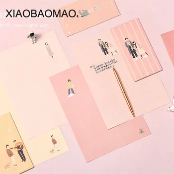 4set/lot 3 Envelopes+6 Letter Papers Cartoon Animal Unicorn Cactus Letter Envelope Set Gift Stationery
4set/lot 3 Envelopes+6 Letter Papers Cartoon Animal Unicorn Cactus Letter Envelope Set Gift Stationery