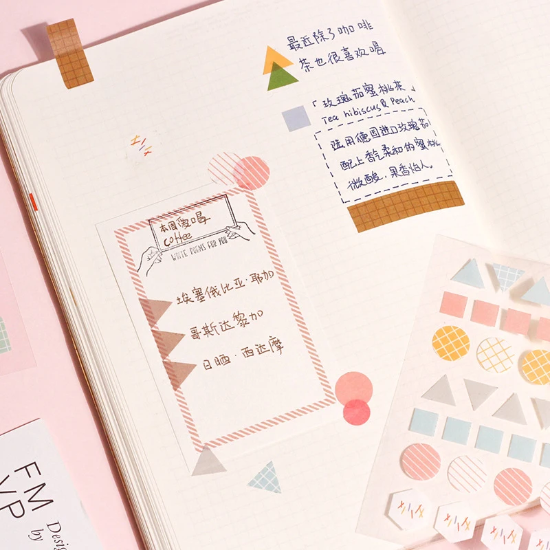 2PCS/ PACK Kawaii Cute Triangle Hexagon Grid Sticker Marker Planner Diary Stationery Stickers Scrapbooking Bullet Journal sl1820
2PCS/ PACK Kawaii Cute Triangle Hexagon Grid Sticker Marker Planner Diary Stationery Stickers Scrapbooking Bullet Journal sl1820