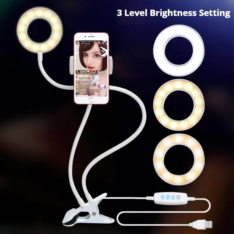 USB Ring Light Studio Selfie LED For Youtube Mobile Phone Holder Stand Live Makeup Camera Lamp For iPhone Android LED Ring Light
USB Ring Light Studio Selfie LED For Youtube Mobile Phone Holder Stand Live Makeup Camera Lamp For iPhone Android LED Ring Light
