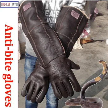 60cm long Anti-bite Leather gloves Tactical Animal Training Dog Cat Snake Bite Anti-scratch Protective Training Feeding Gloves
60cm long Anti-bite Leather gloves Tactical Animal Training Dog Cat Snake Bite Anti-scratch Protective Training Feeding Gloves