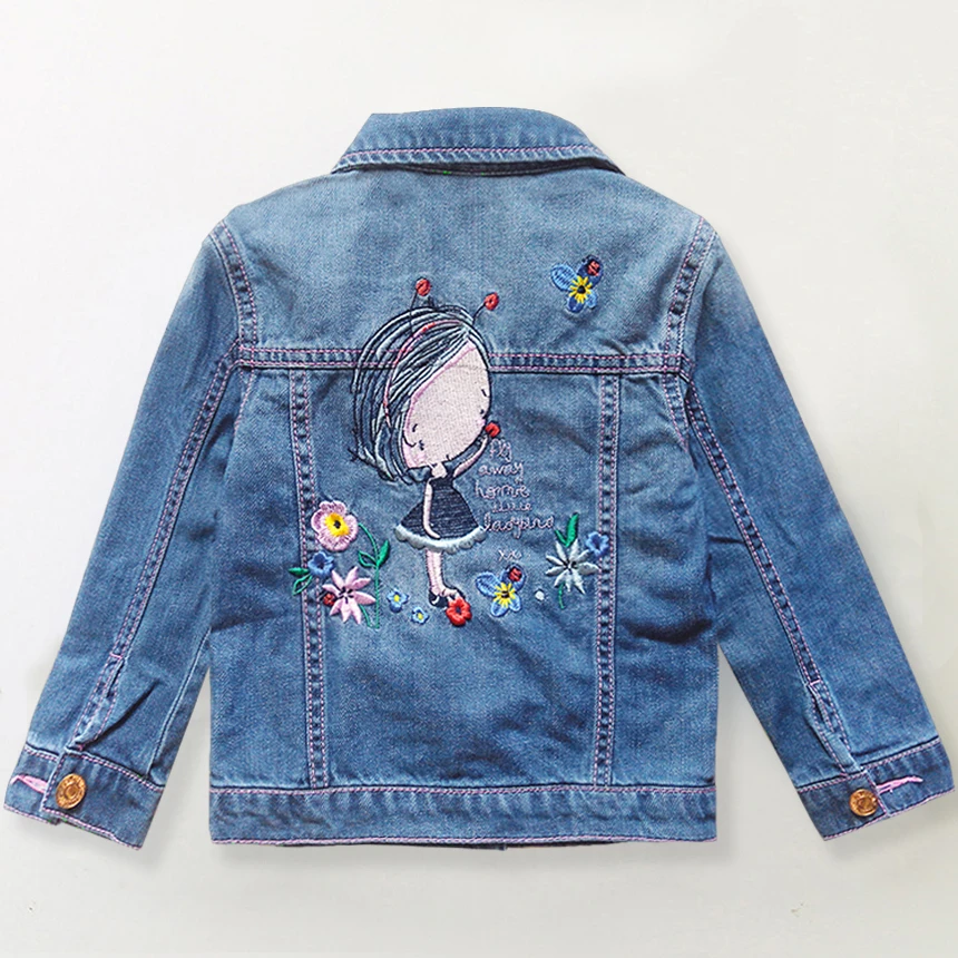 Girls Denim Jackets Coats Pretty Embroidery Children's Clothing Fashion Girls Outwear New Spring Autumn Kids Jeans Jacket 2-7 Y
Girls Denim Jackets Coats Pretty Embroidery Children's Clothing Fashion Girls Outwear New Spring Autumn Kids Jeans Jacket 2-7 Y