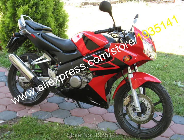 Для Honda CBR125R 02 06 CBR125RR CBR 125R 125RR CBR125 R 2002 2003 2004 2005 2006 красный черный комплект
