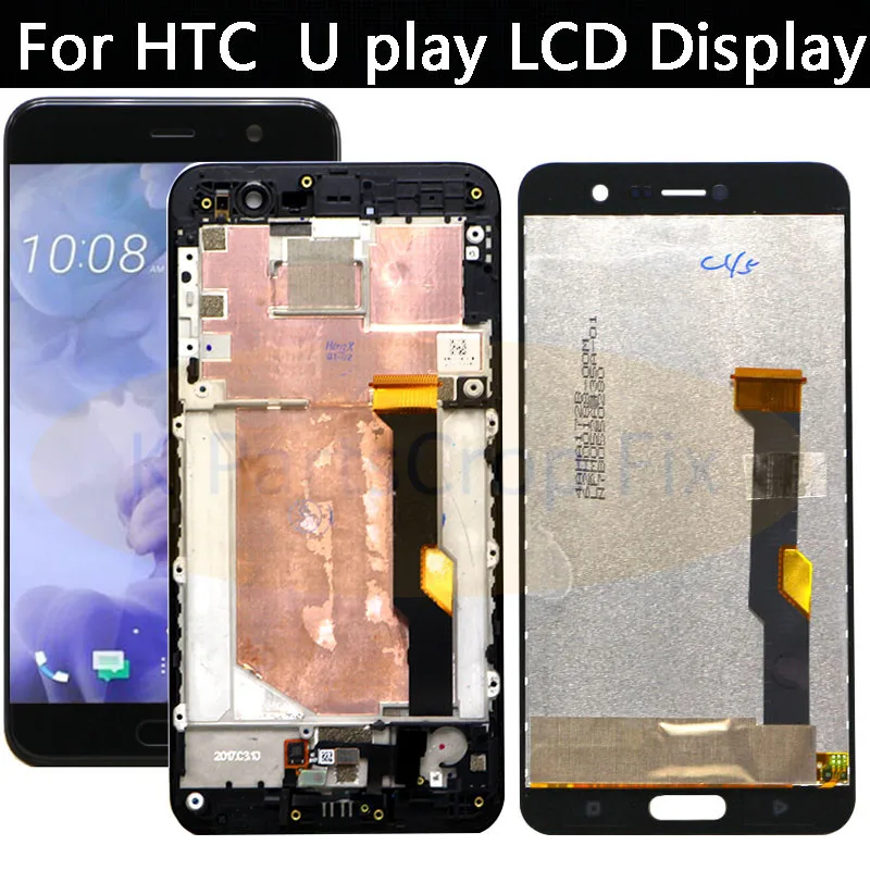 For 5.2" HTC U play LCD Display Touch Screen Digitizer Panel Pantalla Replacement Parts For HTC U Play LCD 100% Tested New
For 5.2" HTC U play LCD Display Touch Screen Digitizer Panel Pantalla Replacement Parts For HTC U Play LCD 100% Tested New
