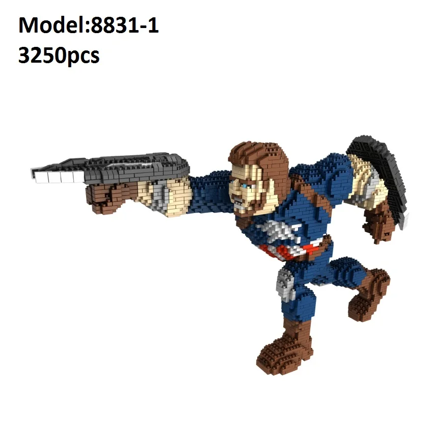 PZX Small Blocks Big size Super Hero Model Ironman Building Toy Cartoon Auction Figures Captain America Brinquedos for Boy Gifts
PZX Small Blocks Big size Super Hero Model Ironman Building Toy Cartoon Auction Figures Captain America Brinquedos for Boy Gifts