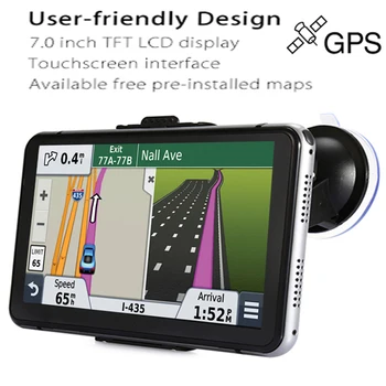 Auto parts GPS car navigation 7 inch HD LCD screen FM satellite voice navigation Navitel 128BM latest free map
Auto parts GPS car navigation 7 inch HD LCD screen FM satellite voice navigation Navitel 128BM latest free map