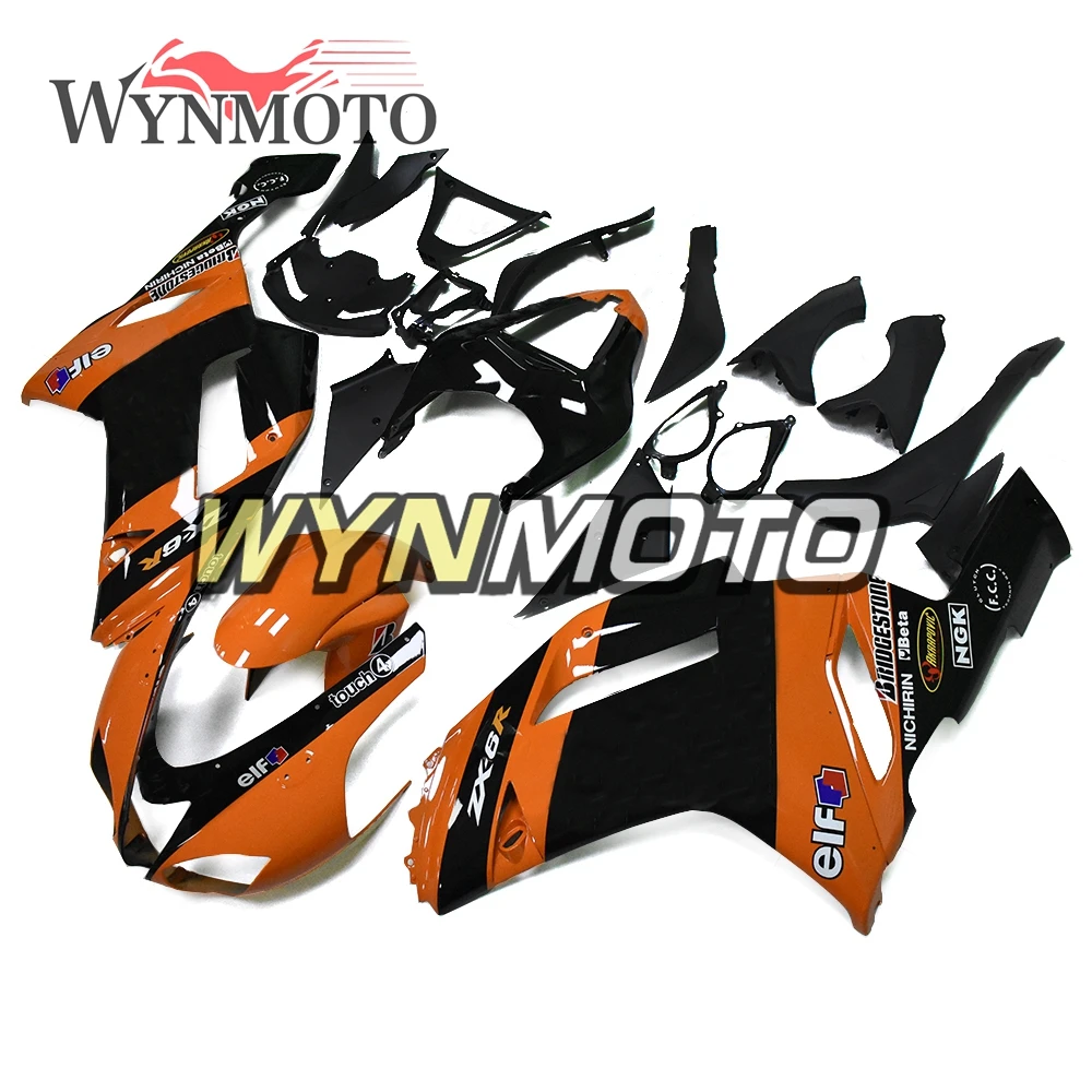 ABS Plastic Injection Full Fairing Kit For Kawasaki ZX-6R 07 08 ZX6R 636 2007 2008 Motorbike NEW Cowlings Orange Black Bodywork
ABS Plastic Injection Full Fairing Kit For Kawasaki ZX-6R 07 08 ZX6R 636 2007 2008 Motorbike NEW Cowlings Orange Black Bodywork
