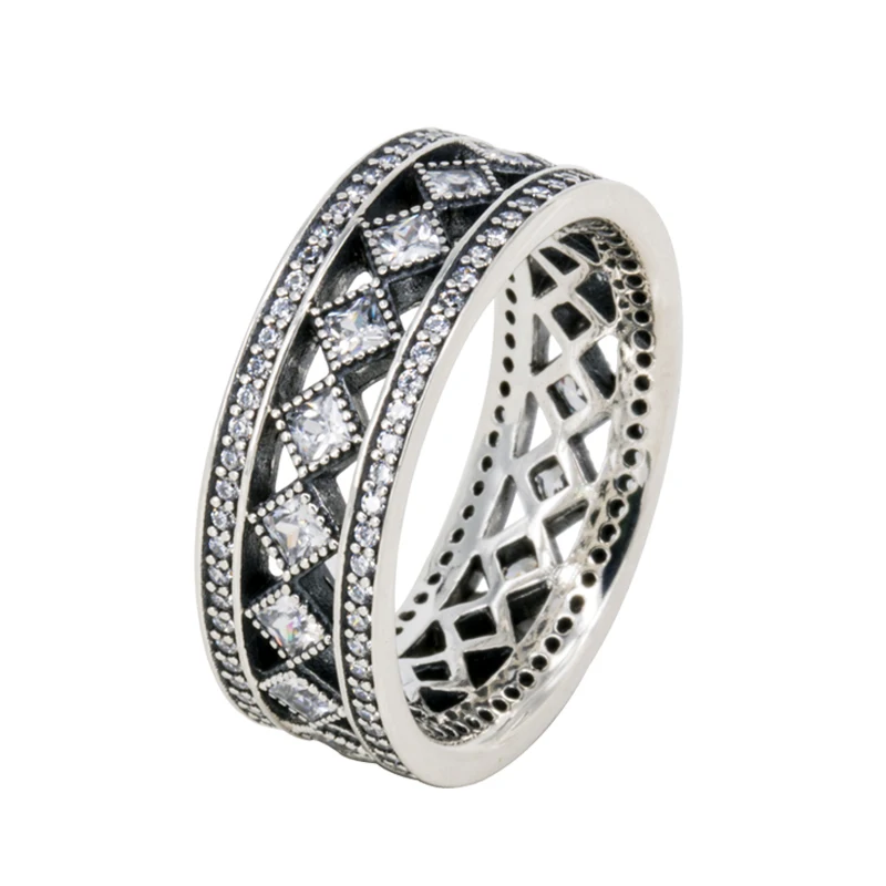 Original Vintage Fascination with Clear CZ Ring 925 Sterling Silver Rings Compatible With European Famous Brand Jewelry
Original Vintage Fascination with Clear CZ Ring 925 Sterling Silver Rings Compatible With European Famous Brand Jewelry