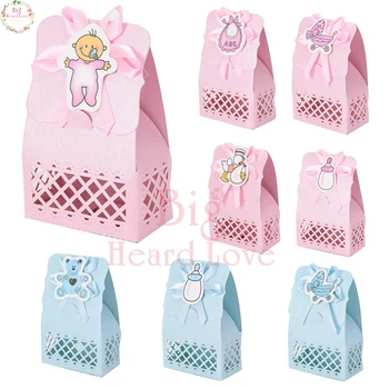 12pcs Pink Blue Cute Duck Bib Bear Laser Cut Candy Box Paper Box Baptism Baby Shower Candy Gift Box Sweet Birthday Party Supply
12pcs Pink Blue Cute Duck Bib Bear Laser Cut Candy Box Paper Box Baptism Baby Shower Candy Gift Box Sweet Birthday Party Supply
