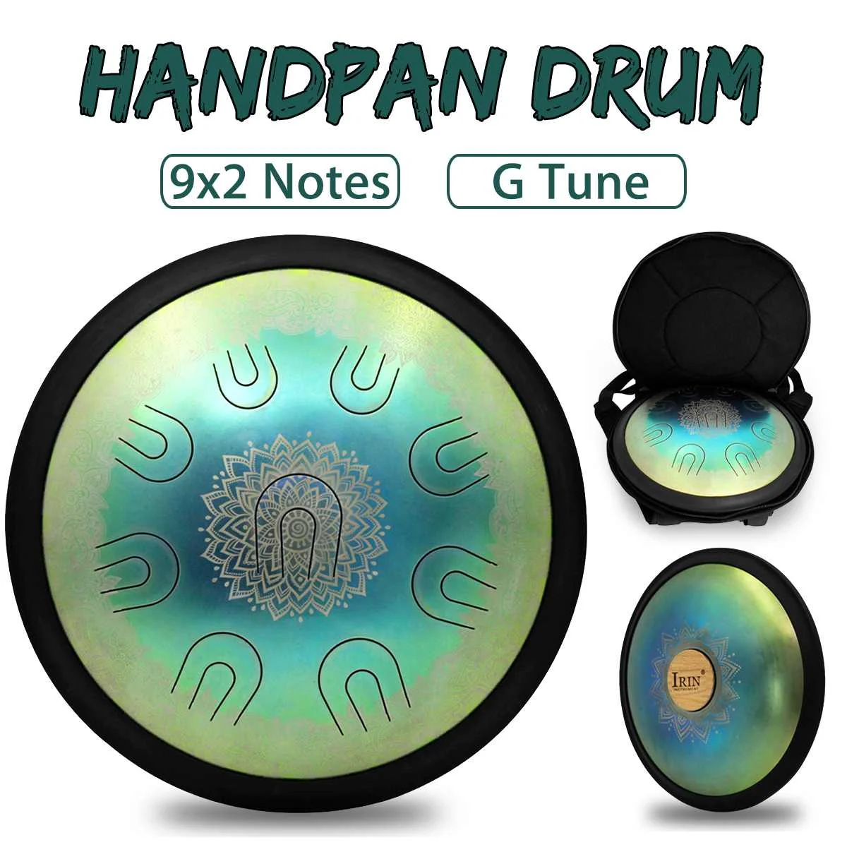 2019 IRIN 14x4inch UU DRUM 9x2 Notes G Tune Hand Instrument Silver Handpan drum With Storage Bag For Music Education
2019 IRIN 14x4inch UU DRUM 9x2 Notes G Tune Hand Instrument Silver Handpan drum With Storage Bag For Music Education