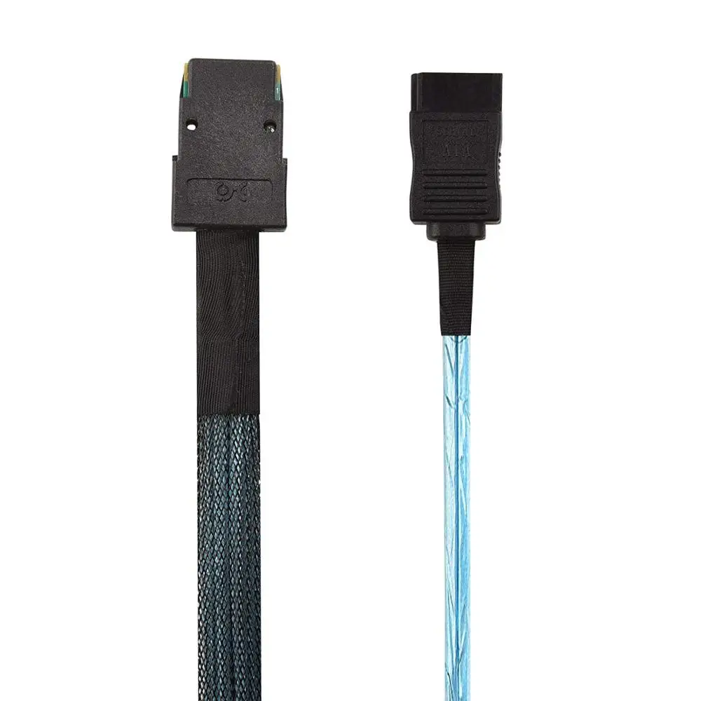 EB-LINK внутренний Mini SAS 36pin (SFF-8087) штекер к 4х SATA 7pin разъем выхода вентилятора, 1-метр (3,3 фута)
EB-LINK внутренний Mini SAS 36pin (SFF-8087) штекер к 4х SATA 7pin разъем выхода вентилятора, 1-метр (3,3 фута)