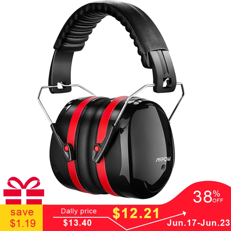 Mpow HM035 SNR 34dB Noise Reduction Safety Ear Muffs Hearing Protection Soft Foam With Carrying Bag For kids Adults Shooting
Mpow HM035 SNR 34dB Noise Reduction Safety Ear Muffs Hearing Protection Soft Foam With Carrying Bag For kids Adults Shooting