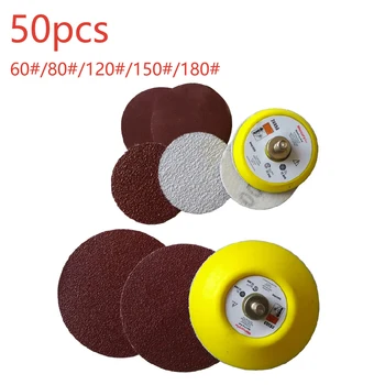 Dry and wet sand paper polishing 50pcs 2 inches 60-180 Grit Paper+1pc Hook Loop Plate fit Dremel Grinding tool accessories
Dry and wet sand paper polishing 50pcs 2 inches 60-180 Grit Paper+1pc Hook Loop Plate fit Dremel Grinding tool accessories