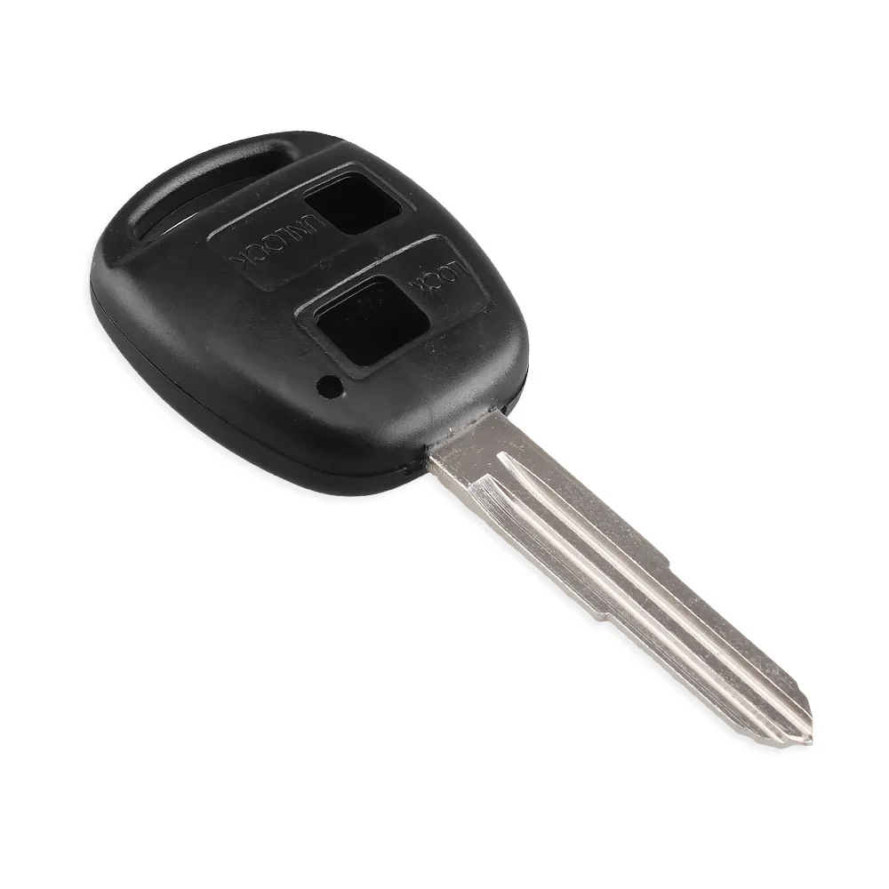 chiave telecomando per Toyota Yaris Prado Tarago Camry Corolla With TOY41 Uncut Blade With Button Pad -