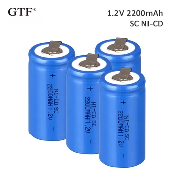 4Pcs 2200mah Sub C SC 1.2V ni-cd Rechargeable Battery Flat Top With Tabs For Shaves And Emergency Lighting Radios celular
4Pcs 2200mah Sub C SC 1.2V ni-cd Rechargeable Battery Flat Top With Tabs For Shaves And Emergency Lighting Radios celular