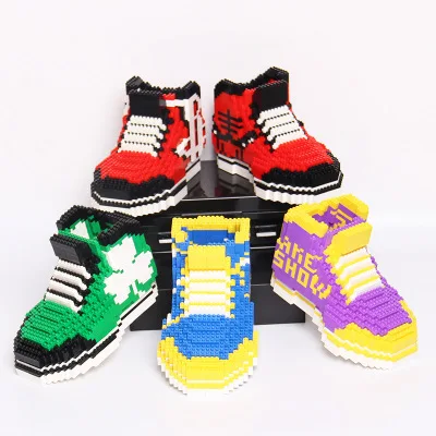 new Small Particles Blocks Basketball Shoes Bulls Lakers Rockets Celtics Warriors Building Blocks Toys Children Model Block
new Small Particles Blocks Basketball Shoes Bulls Lakers Rockets Celtics Warriors Building Blocks Toys Children Model Block