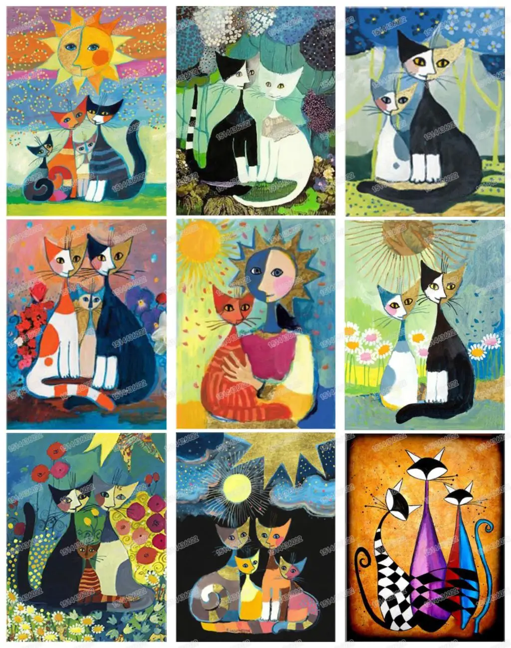 5D Diamond Painting Cartoon cat Handmade Diamond Cross Stitch Diamond Embroidery Animals Patterns Rhinestones Arts
5D Diamond Painting Cartoon cat Handmade Diamond Cross Stitch Diamond Embroidery Animals Patterns Rhinestones Arts