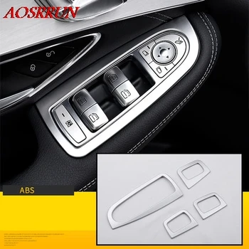 Accessories For Mercedes-Benz GLC -Class 250d X253 2016 2017 2018 Car Inner Door Armrest Window Lift Button Cover Kit Trim LHD
Accessories For Mercedes-Benz GLC -Class 250d X253 2016 2017 2018 Car Inner Door Armrest Window Lift Button Cover Kit Trim LHD