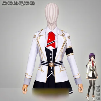 Game Kamigami no Asobi Kusanagi Yui Full set Military Uniform Cosplay Costume in Stock size Halloween Costume for women
Game Kamigami no Asobi Kusanagi Yui Full set Military Uniform Cosplay Costume in Stock size Halloween Costume for women
