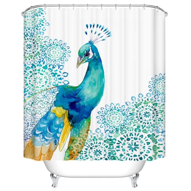 Shower Curtain Peacock Waterproof Polyester Bath Curtain Bathroom Accessories Custom 180x180cm Curtains Home Decoration
Shower Curtain Peacock Waterproof Polyester Bath Curtain Bathroom Accessories Custom 180x180cm Curtains Home Decoration
