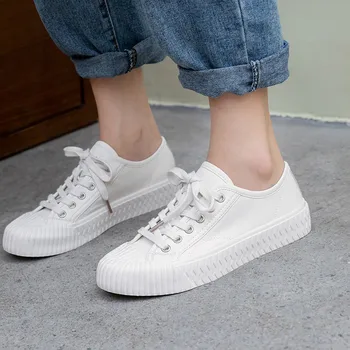 YMECHIC Autumn 2019 New Arrival Leather Flat Heel White Yellow Shoes Women Lace Up Striped Soles Casual Daily Flats Ladies Shoes
YMECHIC Autumn 2019 New Arrival Leather Flat Heel White Yellow Shoes Women Lace Up Striped Soles Casual Daily Flats Ladies Shoes