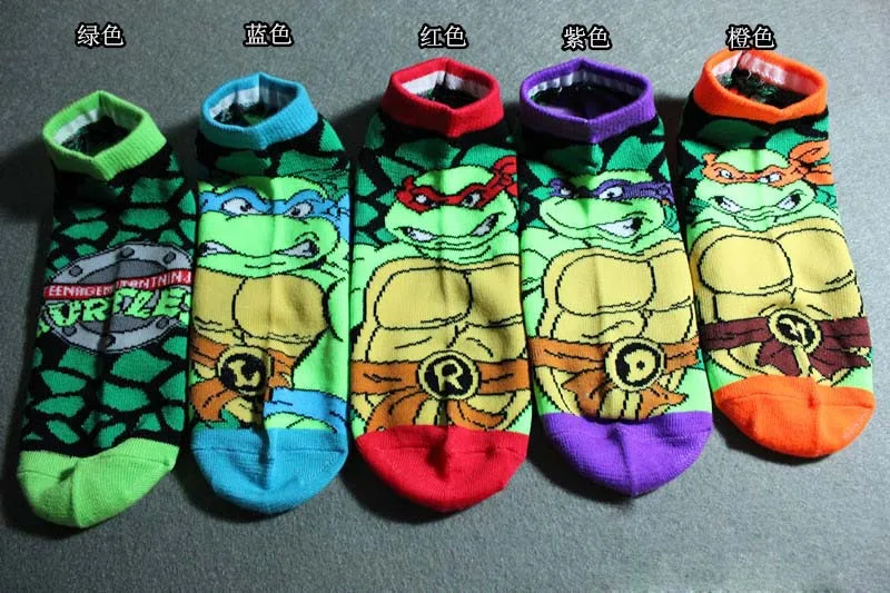5Pairs/Lot Woman Men Leo/Ninja Ankle Costume Socks Turtle Cosplay Boat Slippers Cartoon Pattern Tube Cosplay Socks
5Pairs/Lot Woman Men Leo/Ninja Ankle Costume Socks Turtle Cosplay Boat Slippers Cartoon Pattern Tube Cosplay Socks