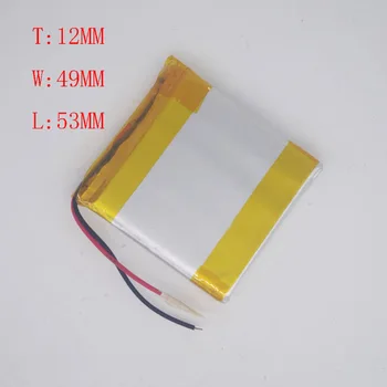 3.7V Polymer Lithium Battery 124953 Charging Bao Mobile Power Supply DIY 604953*2 Combination Battery
3.7V Polymer Lithium Battery 124953 Charging Bao Mobile Power Supply DIY 604953*2 Combination Battery