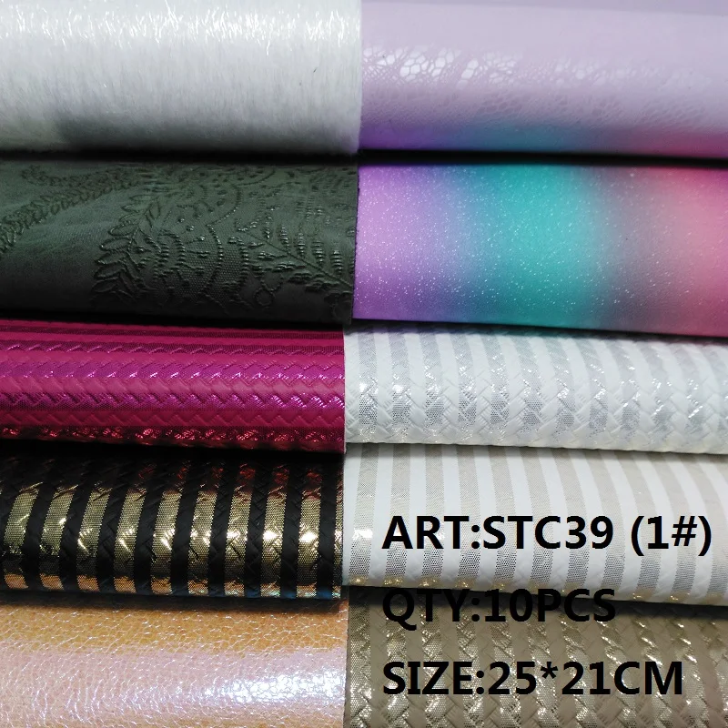 CLEAR STOCK 1SET(10PCS )25X21cm Alisa Glitter Cuero Sintetico Glitter Leather For DIY hair Accessroies Craft STC39
CLEAR STOCK 1SET(10PCS )25X21cm Alisa Glitter Cuero Sintetico Glitter Leather For DIY hair Accessroies Craft STC39