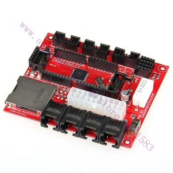 Reprap Motherboard V1.2 Compatible with the brains behind the Generation 3 Electronics Sanguino for 3D printer
Reprap Motherboard V1.2 Compatible with the brains behind the Generation 3 Electronics Sanguino for 3D printer