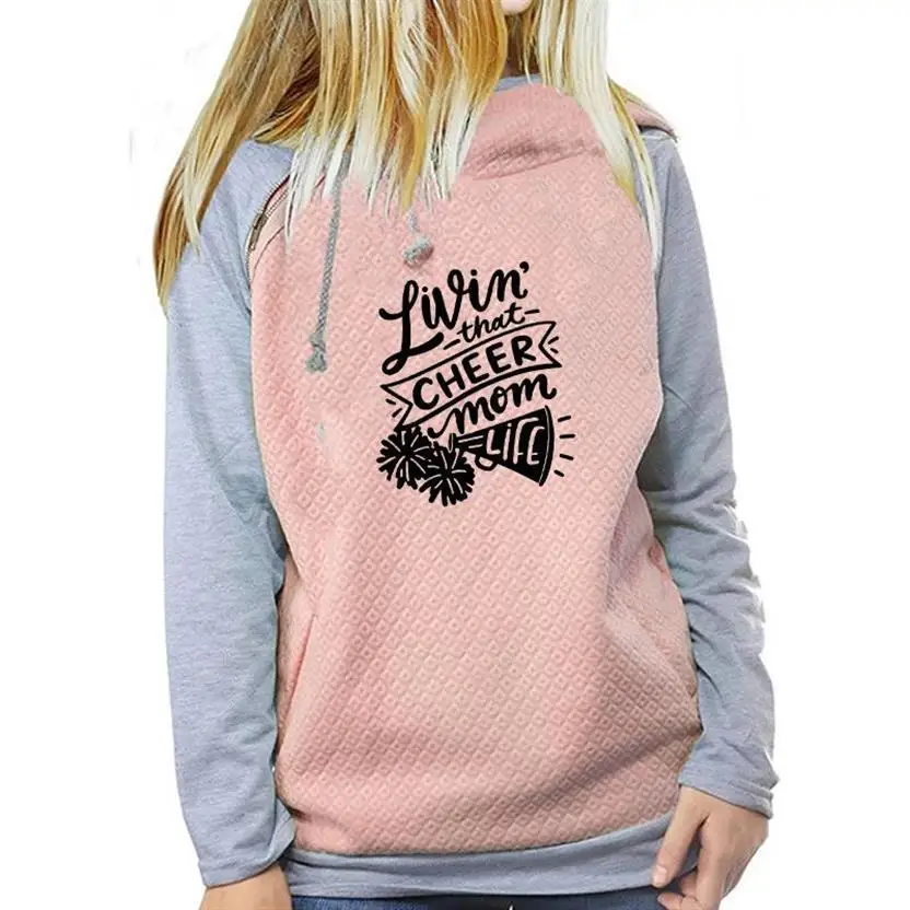 That Cheer Mom Life Letters Print Zipper Decoration Hoodies For Women Sweatshirt Femmes Sweatshirts Kawaii Hoodies 2018 Cute
That Cheer Mom Life Letters Print Zipper Decoration Hoodies For Women Sweatshirt Femmes Sweatshirts Kawaii Hoodies 2018 Cute