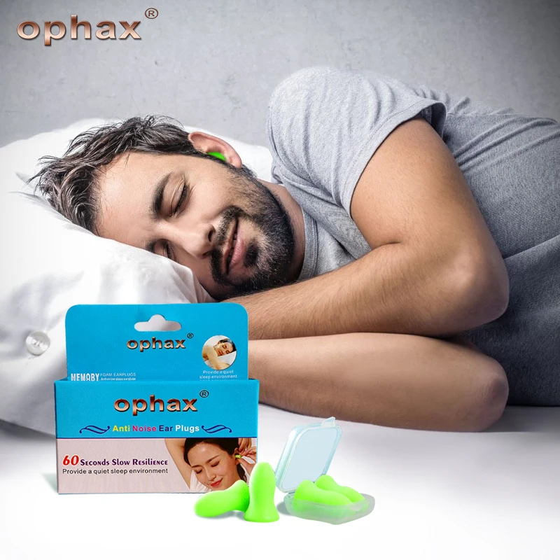 OPHAX 4pcs/Box Soft Foam EarPlugs For Sleep Noise Reduction Ear plugs Travel Sleeping Anti Noise Accessories Slpeeping Aid Tools
OPHAX 4pcs/Box Soft Foam EarPlugs For Sleep Noise Reduction Ear plugs Travel Sleeping Anti Noise Accessories Slpeeping Aid Tools