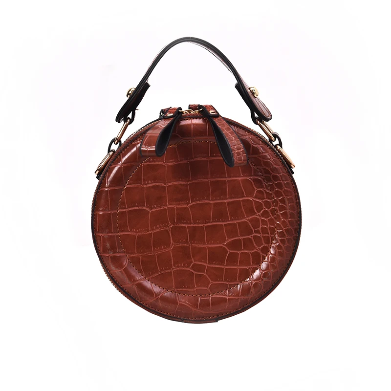 Circular Design Crocodile Leather Women Shoulder Bag Leather Women's Crossbody Messenger Bags Ladies Purse Female Round Handbag
Circular Design Crocodile Leather Women Shoulder Bag Leather Women's Crossbody Messenger Bags Ladies Purse Female Round Handbag