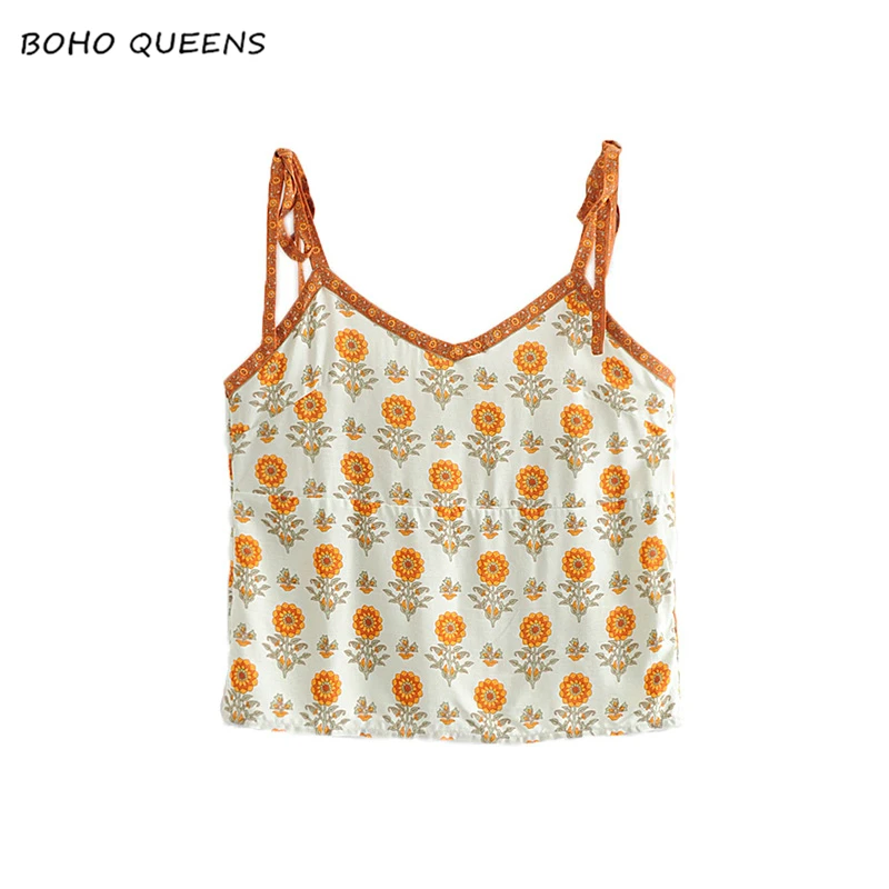 Vintage chic Summer women sun floral print beach sleeveless crop tops bohemian vest short version camis ruffles female
Vintage chic Summer women sun floral print beach sleeveless crop tops bohemian vest short version camis ruffles female