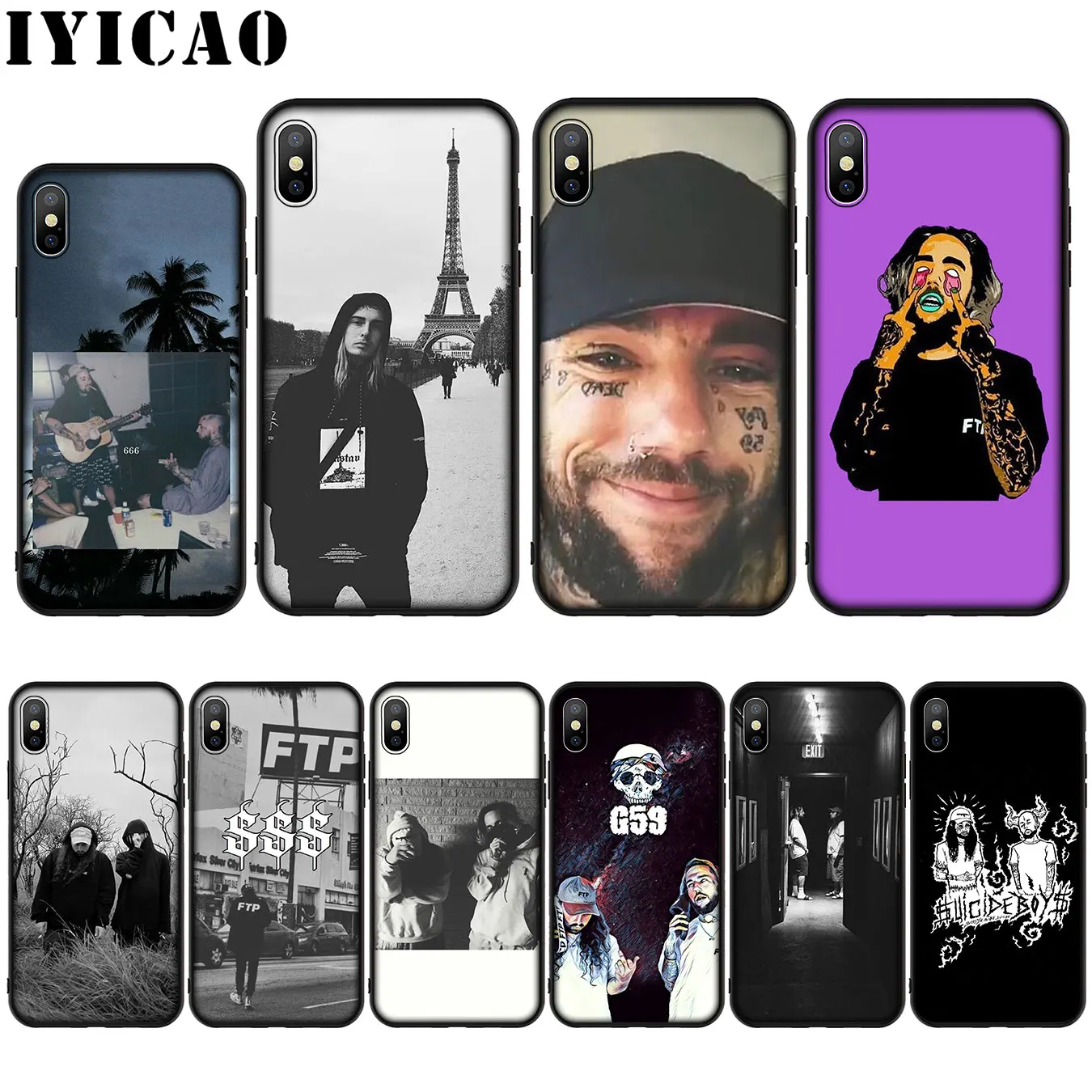 Suicideboys FTP G59 High Quality Silicone Soft Case for iPhone 11 Pro Max XR X XS Max 8 7 6 6S Plus 5 5S SE Cover
Suicideboys FTP G59 High Quality Silicone Soft Case for iPhone 11 Pro Max XR X XS Max 8 7 6 6S Plus 5 5S SE Cover